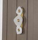 Tome Antique Triple Marble Wall Sconce - Heka Lighting & Trading Limited