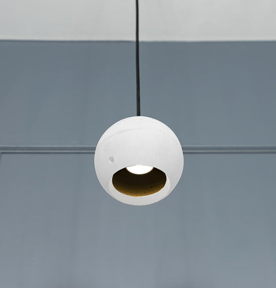 Toppu Beton White Angled Pendant Light Chandelier | Modern Decorative Lighting For Homes & Hotels