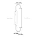 Toronto Soft Antique Led Wall Sconce - Heka Lighting & Trading Limited