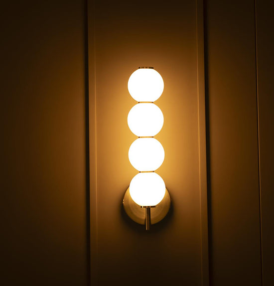 Urartu Soft 4 Globe Glass Led Wall Sconce