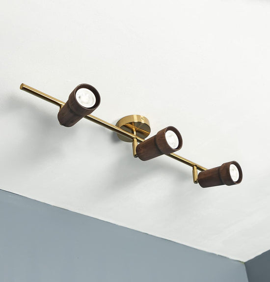 Victoria Triple Wood Antique Wall Sconce