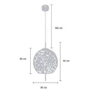 Viyana Antique Honey Glass Pendant Light Chandelier 30 - Heka Lighting & Trading Limited