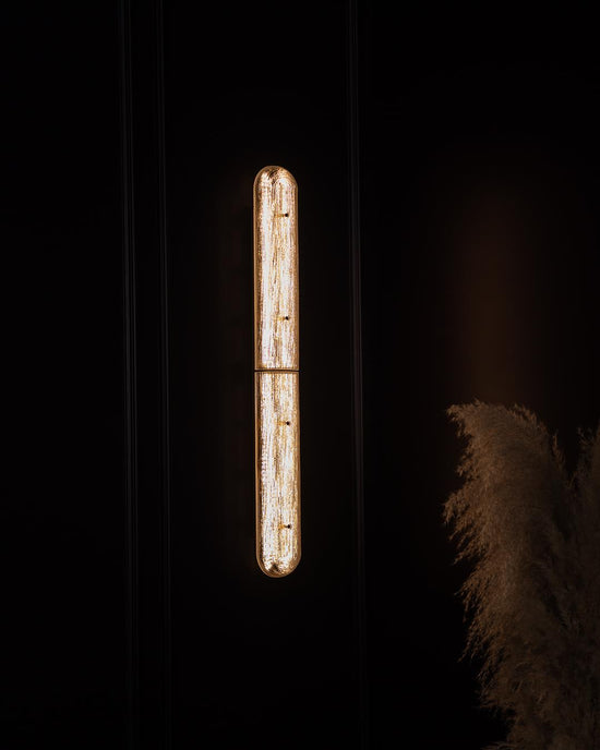 Zambia White Frosted Glass Antique Wall Sconce