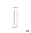 Zambia White Frosted Glass Antique Wall Sconce - Heka Lighting & Trading Limited