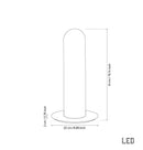 Zambia White Frosted Glass Antique Table Lamp - Heka Lighting & Trading Limited