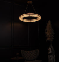 Zambia White Frosted Glass Antique Simit Chandelier 74 Cm - Heka Lighting & Trading Limited