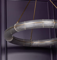 Zambia White Frosted Glass Antique Chandelier 90 Cm - Heka Lighting & Trading Limited