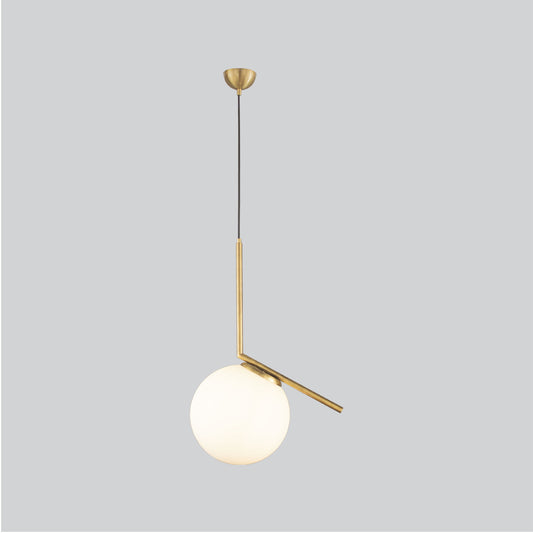 Glass Globe Moon Pendant Lamp, Handmade Modern Design Chandelier Light, Housewarming Gift Ceiling Lamp MODEL : BERDE