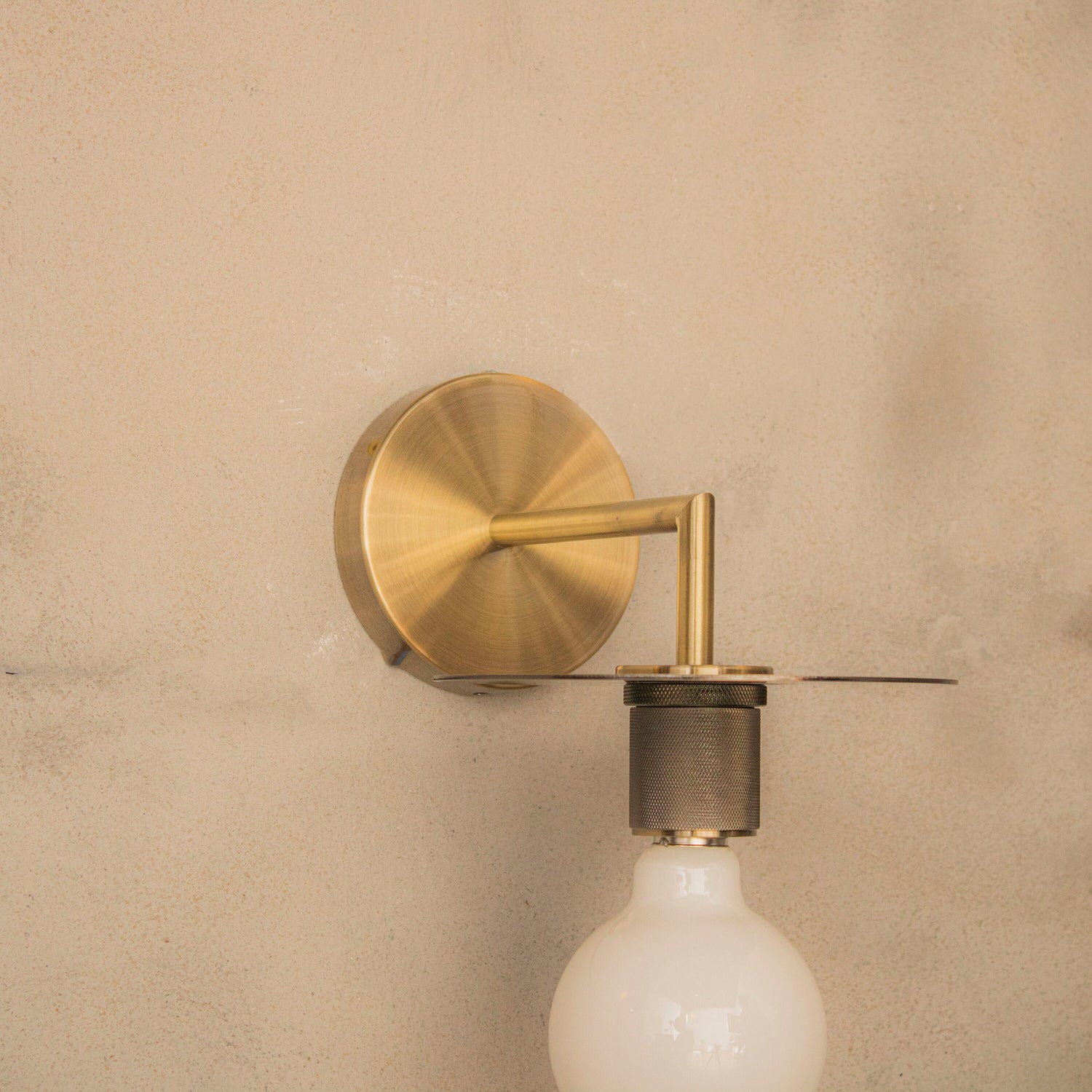 Brass Wall Mounted Lamp, Art Deco Bedroom Sconce, Entryway Light, Housewarming Gift Wall Light, Hanging Wall Lighting MODEL: ARLON