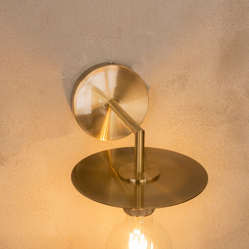 Brass Wall Mounted Lamp, Art Deco Bedroom Sconce, Entryway Light, Housewarming Gift Wall Light, Hanging Wall Lighting MODEL: ARLON