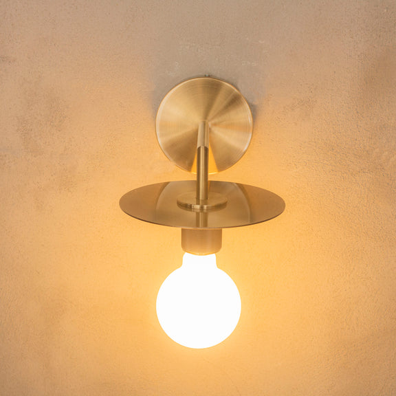 Mushroom Wall Sconce, Brass Wall Mounted Lamp, Handmade Art Deco Wall –  Heka Lighting & Trading Limited