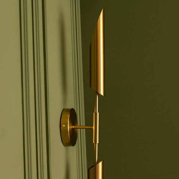 Brass Wall Lighting, Decorative Handmade Sconce, Bedside Wall Lamp, Art Deco Housewarming Gift Wall Lamp MODEL: ANGOLA