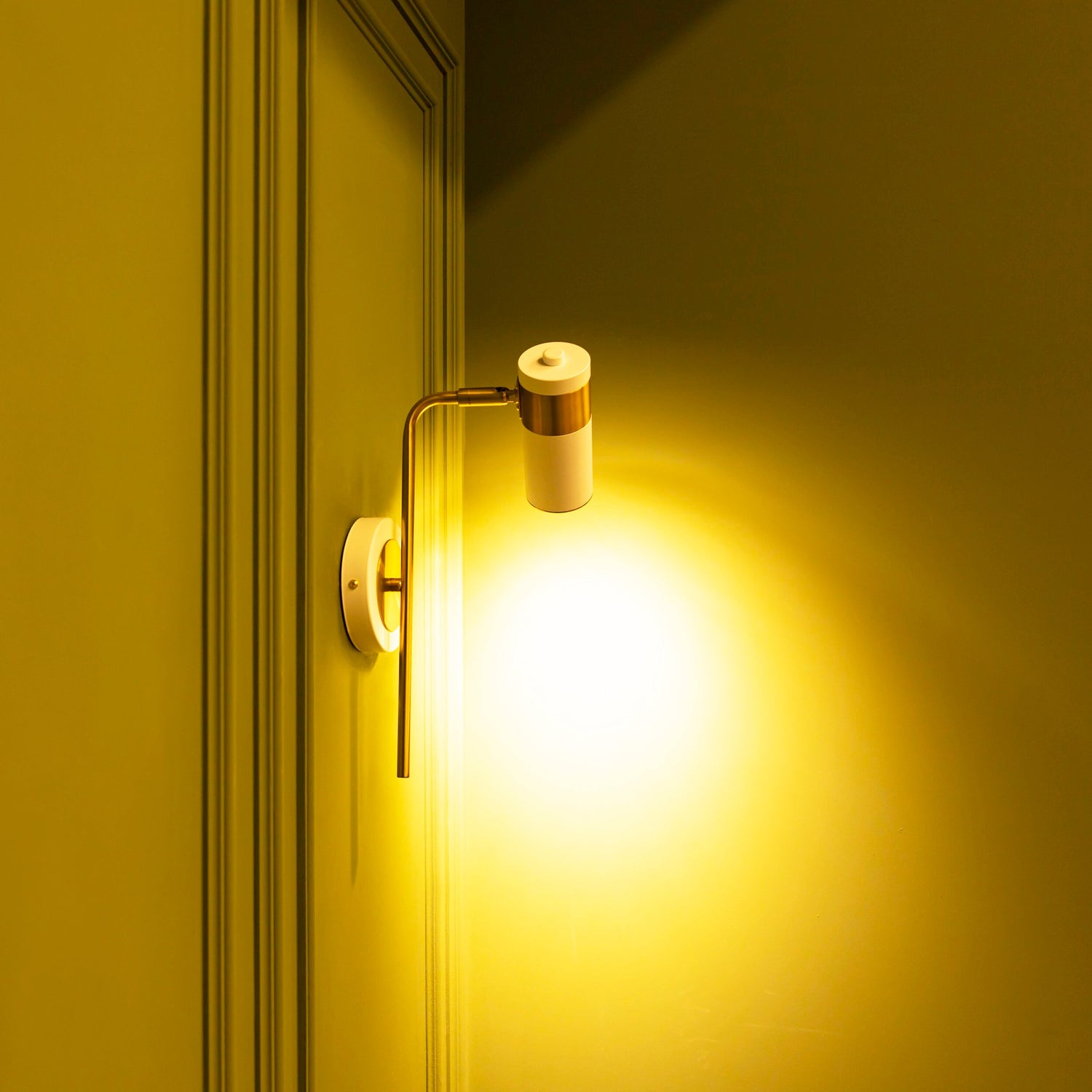 Bedside Reading Lamp, Modern Minimalist Design Brass Wall Lamp, Art Deco Tube Sconce, Housewarming Gift Wall Lamp MODEL : LESOTO