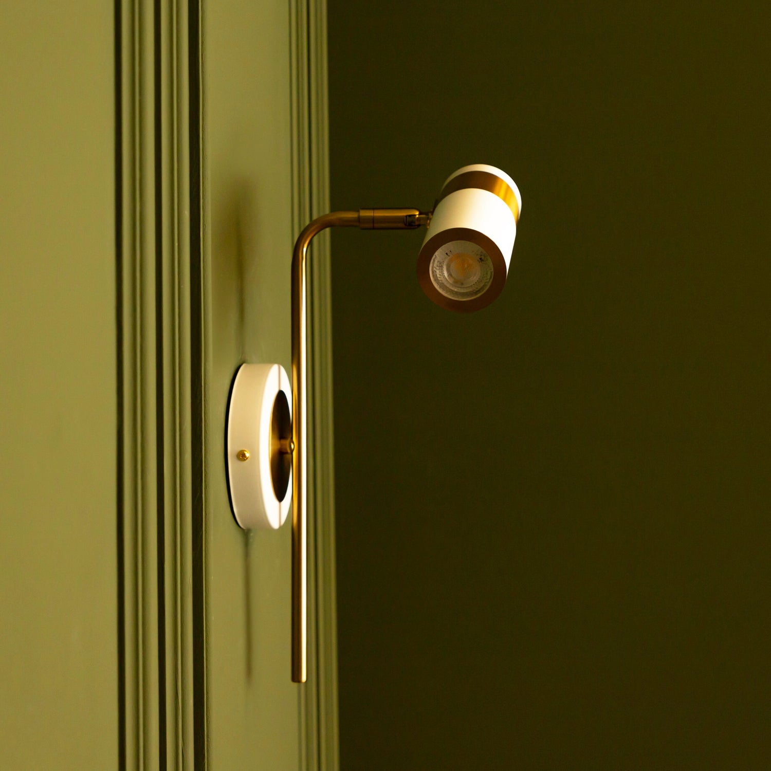 Bedside Reading Lamp, Modern Minimalist Design Brass Wall Lamp, Art Deco Tube Sconce, Housewarming Gift Wall Lamp MODEL : LESOTO