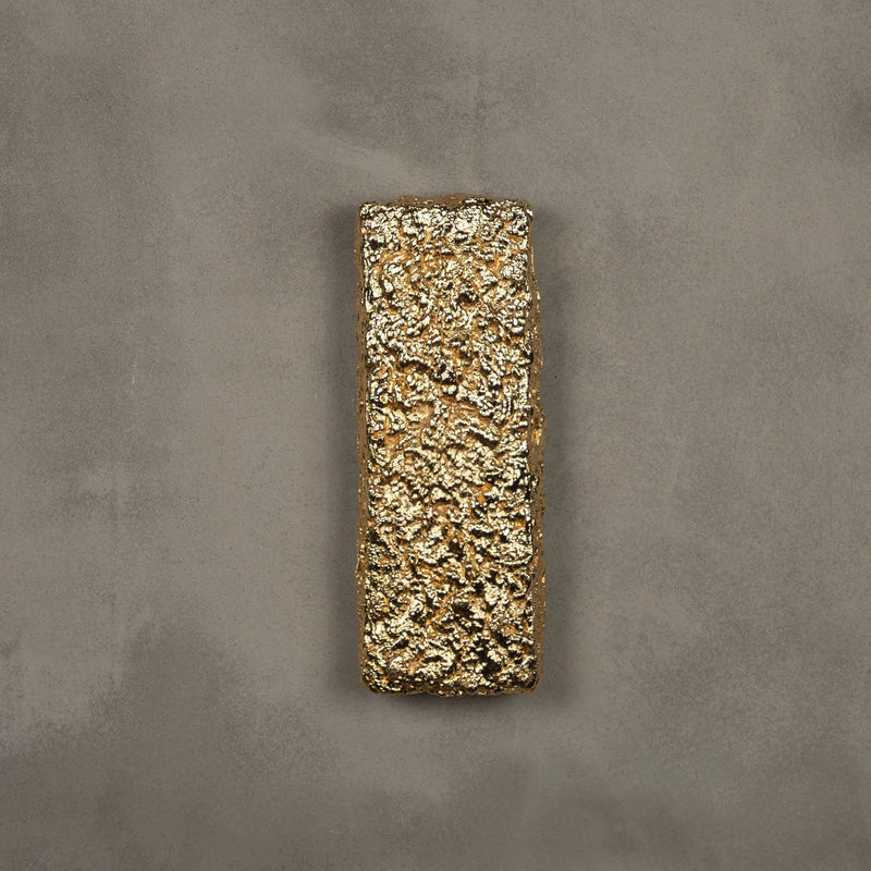 Handmade Gold Rock Bullion Wall Lamp, Mid Century Hanging Sconce, Home Decor Vintage Design Gold Light, Modern Lighting MODEL: SERUR