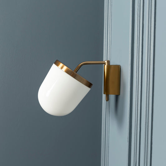 Handmade Bathroom Lighting, Mid Century Bedside Wall Mounted Lamp, Art Deco Vintage Sconce, Housewarming Gift Wall Light Shade MODEL : GIZE