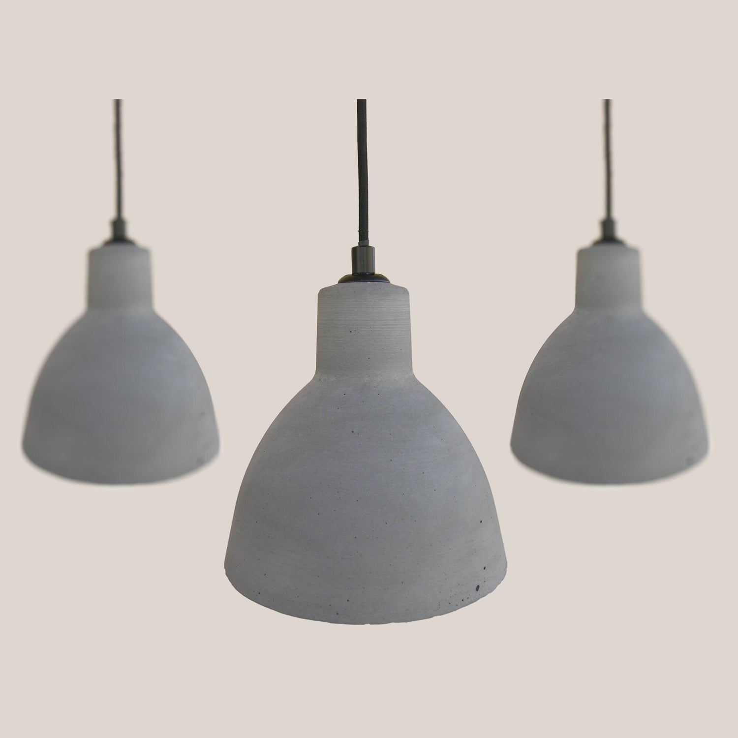 Concrete Cement Pendant Lighting, Kitchen Island Ceiling Lamp, Dining Room Handmade Lighting, Minimalist Light MODEL: POT