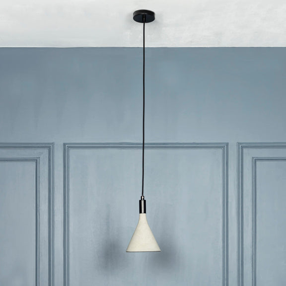 Concrete Cone Pendant Lighting, Kitchen Island Ceiling Cement Lamp, Living Room Industrial Lighting, Minimalist Light MODEL : CONE
