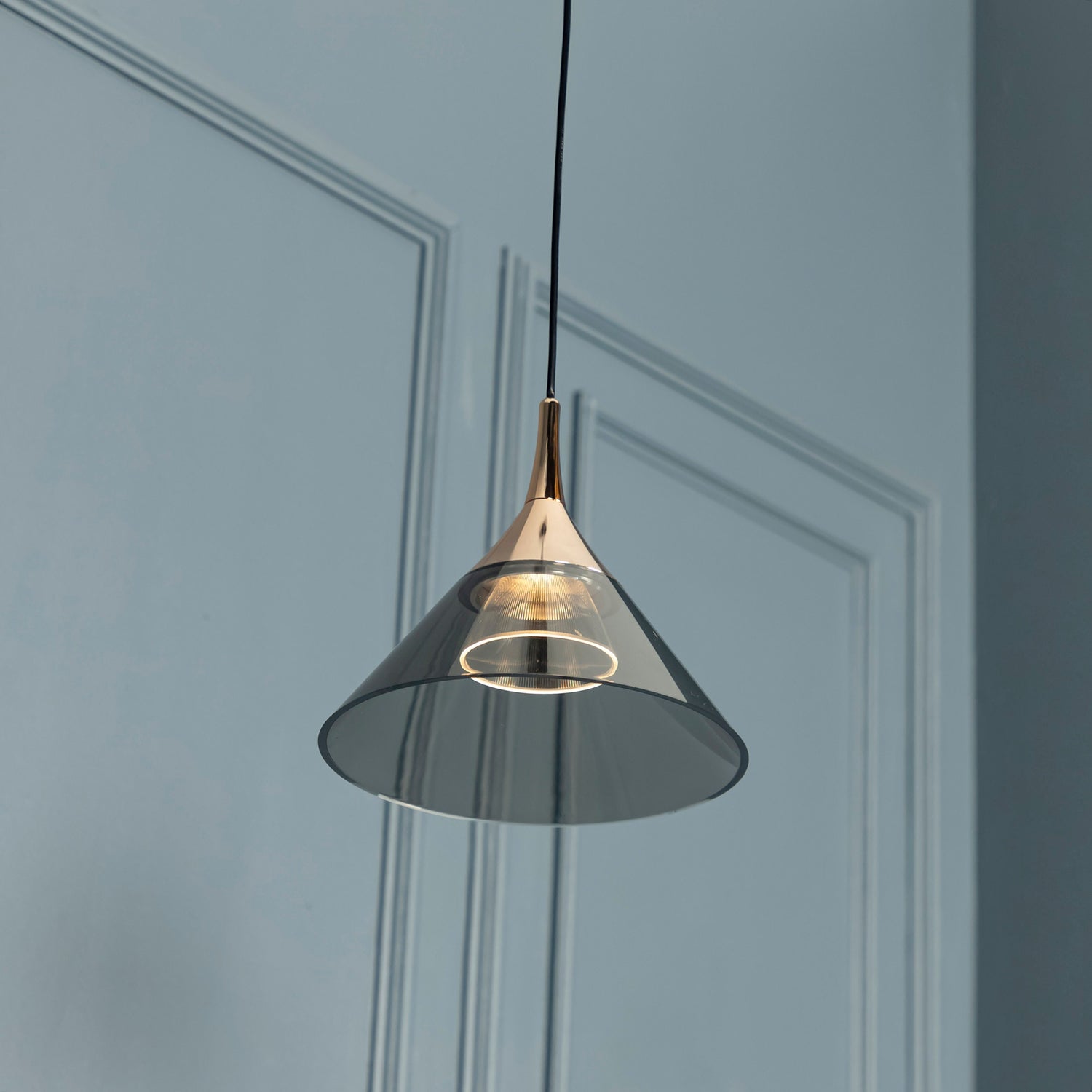 Acrylic Glass Gold / Platinum Pendant Lamp, Kitchen Island Lighting, Handmade LED Light, Housewarming Gift Art Deco Lamp MODEL: KAYRA