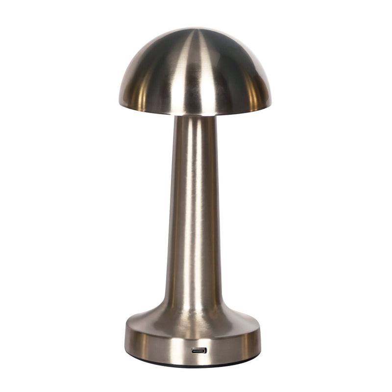 3 Color Mushroom Table Light, Touch-Sensitive Office Lamp, Dimmer Adjustable Desk Lighting Rechargeable Table Lamp MODEL: PORCINO